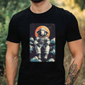 Mens Sharp Astronaut Print Cotton T-Shirt Size XS to 5XL