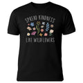 Spread Kindness Like Wildflowers Shirt Women's Boho Inspirational T-Shirt