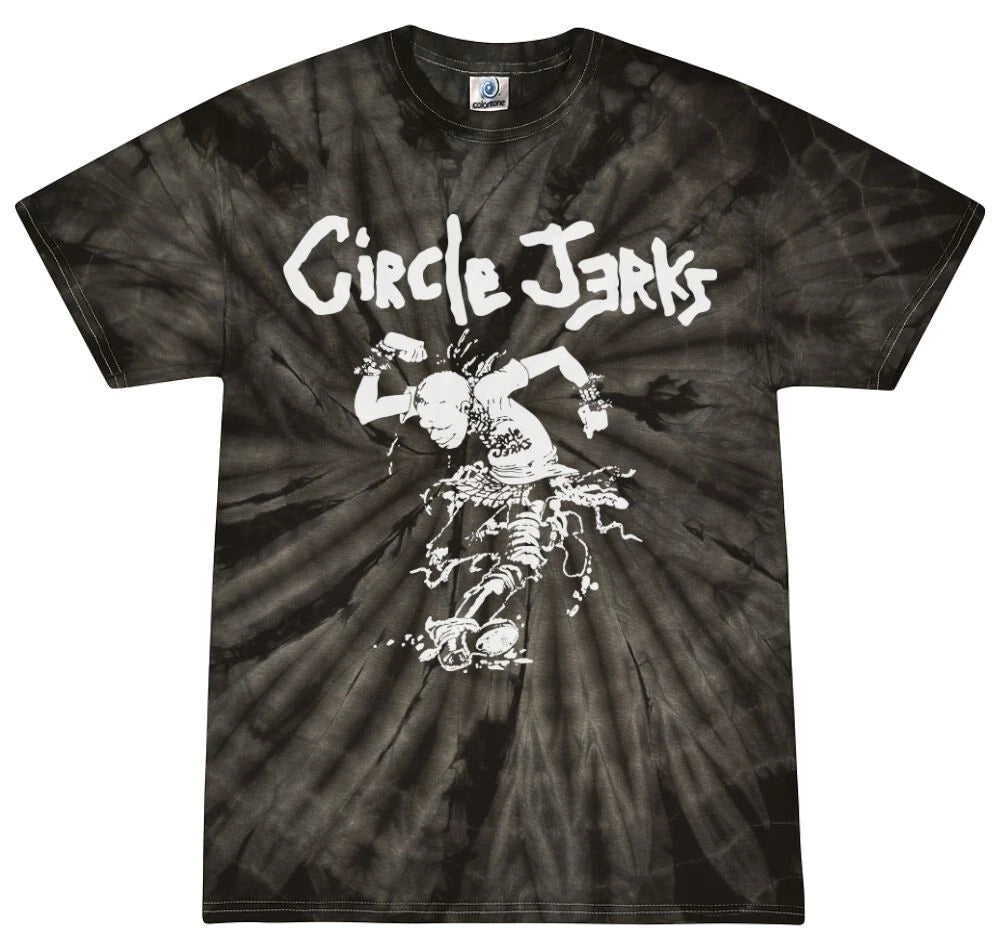Circle Jerks Skank Man Tie-Dye T-Shirt Punk Rock Classic Youth & Adult Size Tee