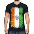 INDIA GRUNGE FLAG MENS T-SHIRT TEE TOP BHARÔT BH?RATA BH?RAT INDIY? INDIAN