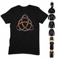 Psychedelic Celtic Knot Abstract T Shirt - Trippy Boho Hippie Pagan Wiccan