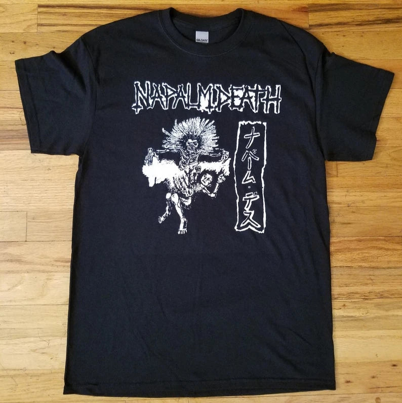 NAPALM DEATH T-Shirt Grindcore Hardcore Metal Band Merch Tee UK RAW