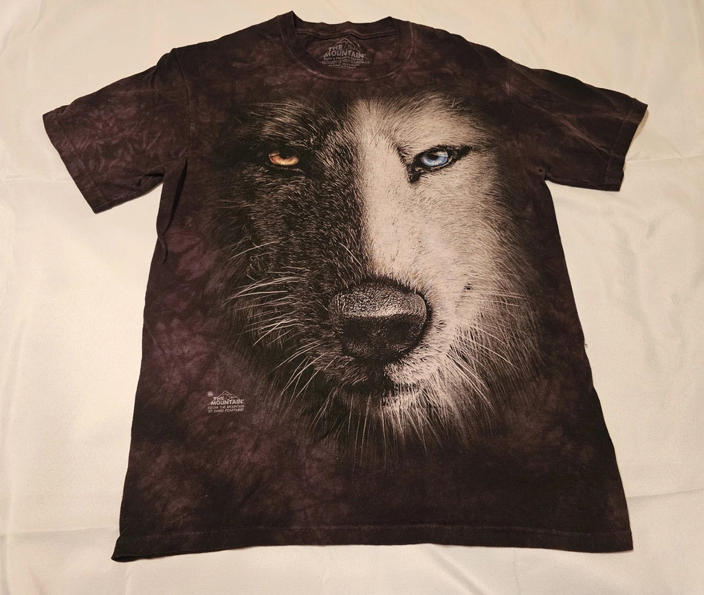 The Mountain Wolf Split Face Shirt - Adult Size Small