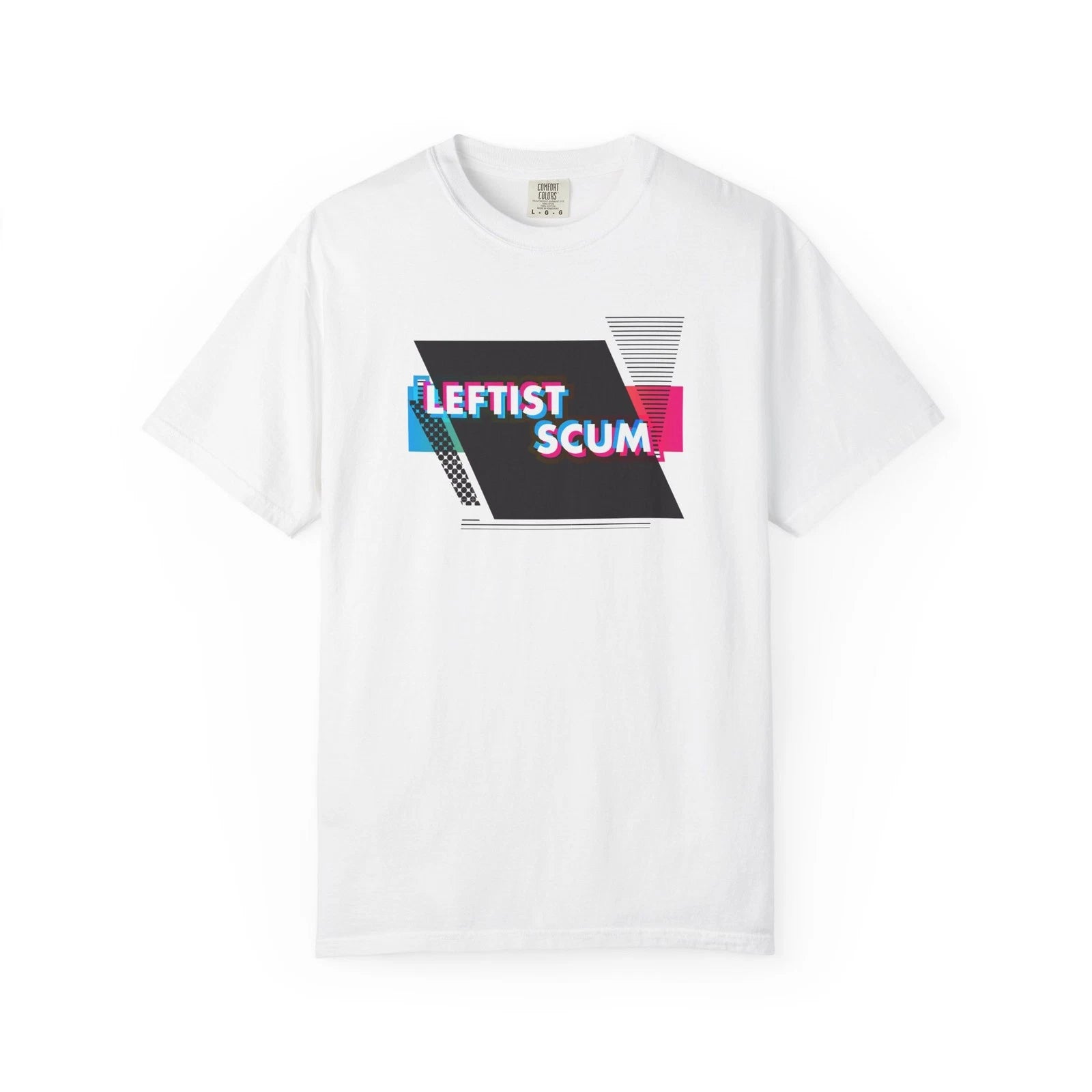 Leftist Scum T-Shirt Funny Socialist Gift Anarchist Tee DSA Communist