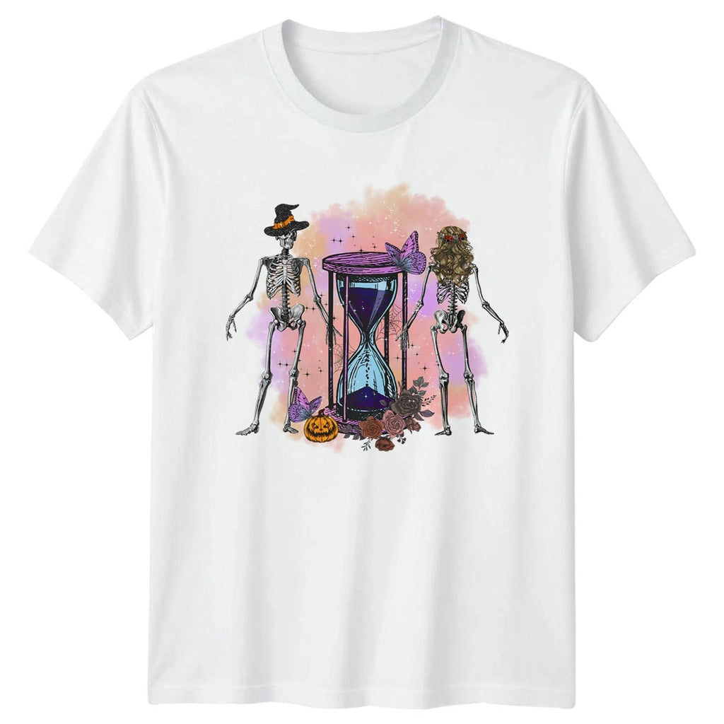 Eternal Love Halloween Skeleton Couple T-Shirt Gothic Romance Halloween