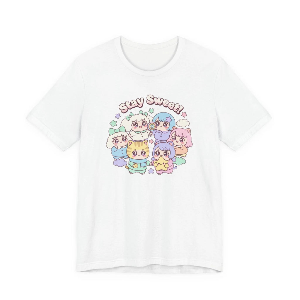 Stay Sweet kawaii characters Tee cute pastel shirt, candy kawaii