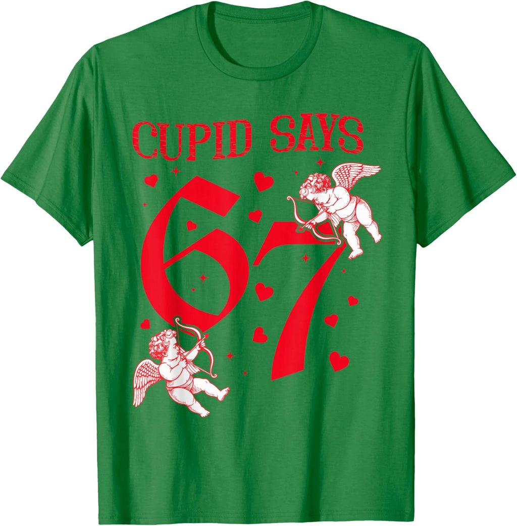 Meme Valentine Design Love Day Funny Cupid Six Unisex T-Shirt