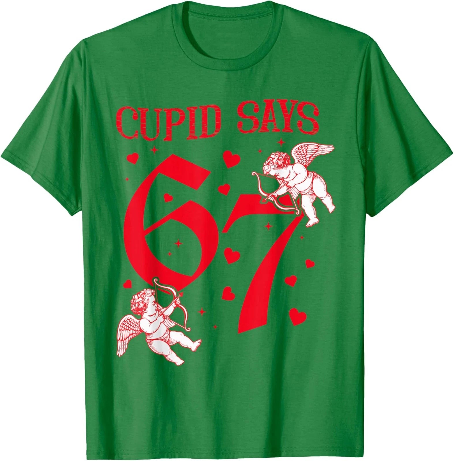 Meme Valentine Design Love Day Funny Cupid Six Unisex T-Shirt