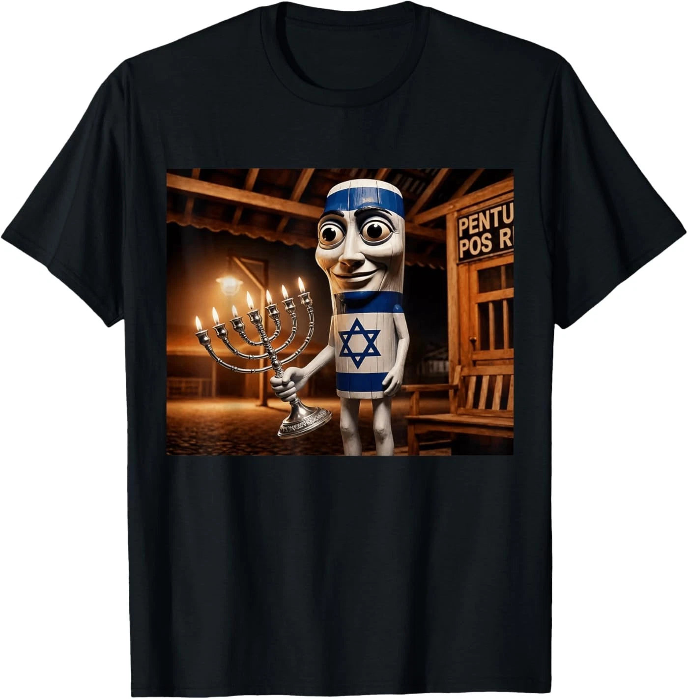 Tung Tung Tung Sahur Jewish Italian Brainrot Meme T-Shirt