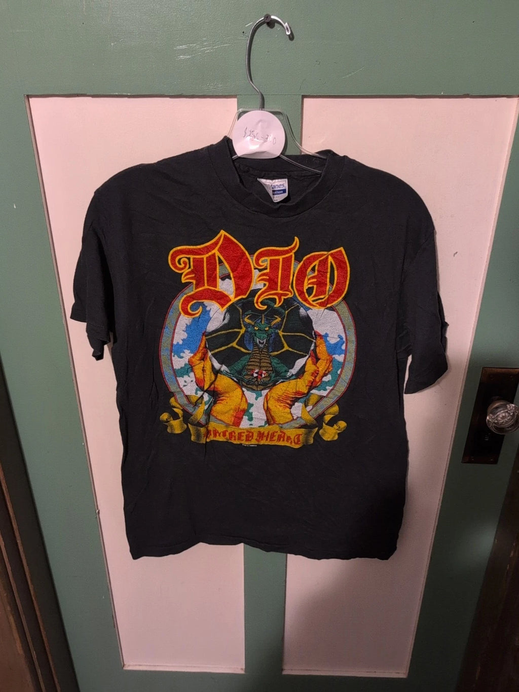 Vintage 1985 DIO SACRED HEART Tour Tee Large