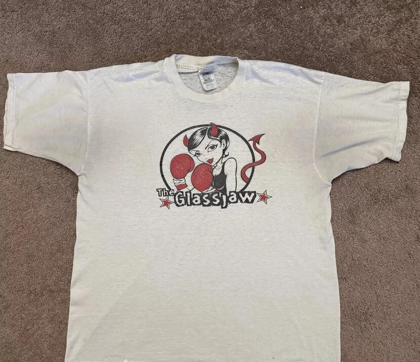 Vintage Glassjaw Band "Boxing Girl’" T-Shirt All Size Reprint
