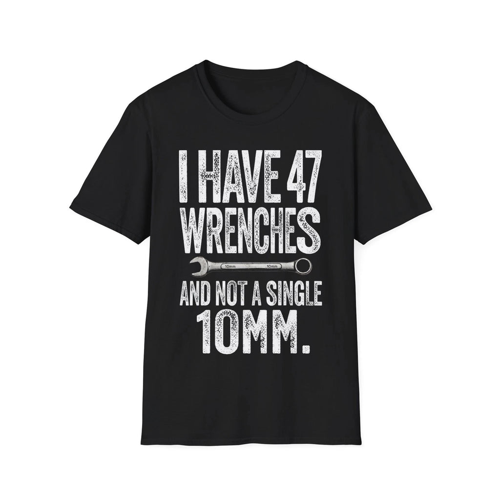 10mm Wrench Funny Mechanic Humor T-Shirt Garage Guy Gift Dad Father Gift T-shirt