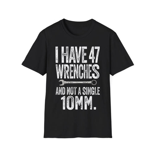 10mm Wrench Funny Mechanic Humor T-Shirt Garage Guy Gift Dad Father Gift T-shirt