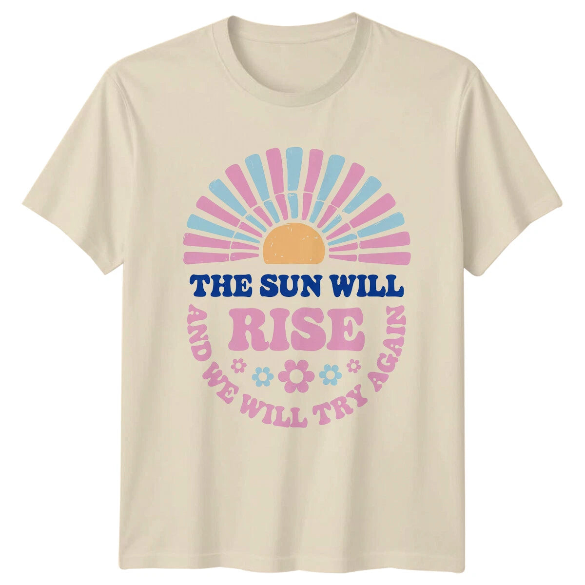 The Sun Will Rise Again Boho Nature Graphic T-Shirt