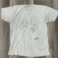 Wet Leg Amateur Sketch Tour Shirt Large Rhian Teasdale Hester Chambers Indie XL