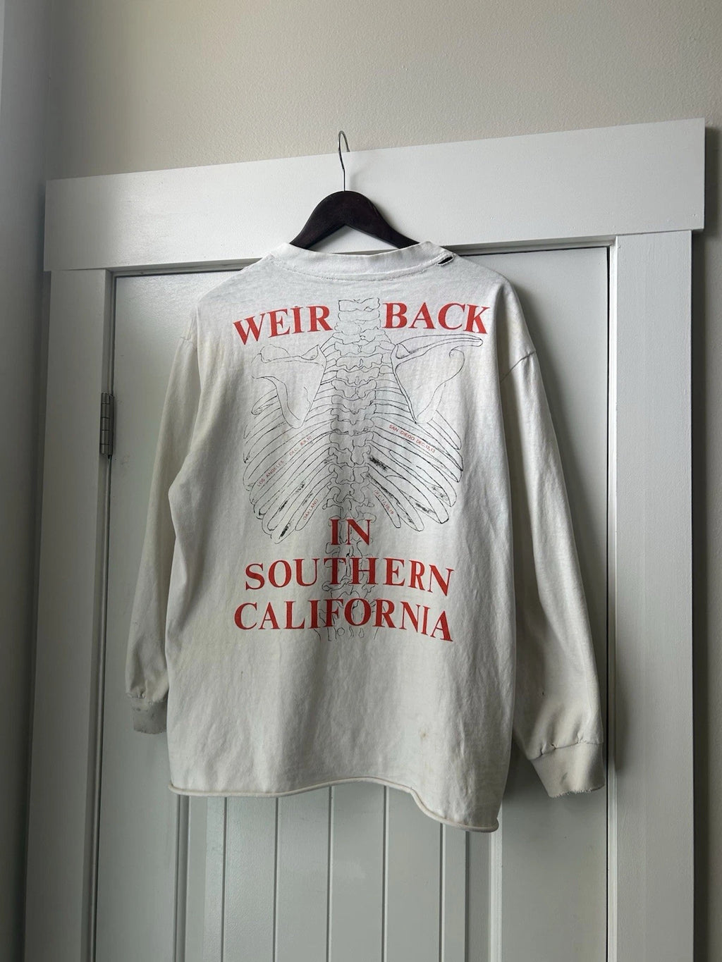 Vintage 80s Grateful Dead Weir Back In Southern California Band T Shirt 1980s