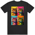 Funny Cat Cigar Pop Art Parody Joke MEME GAG T Shirt