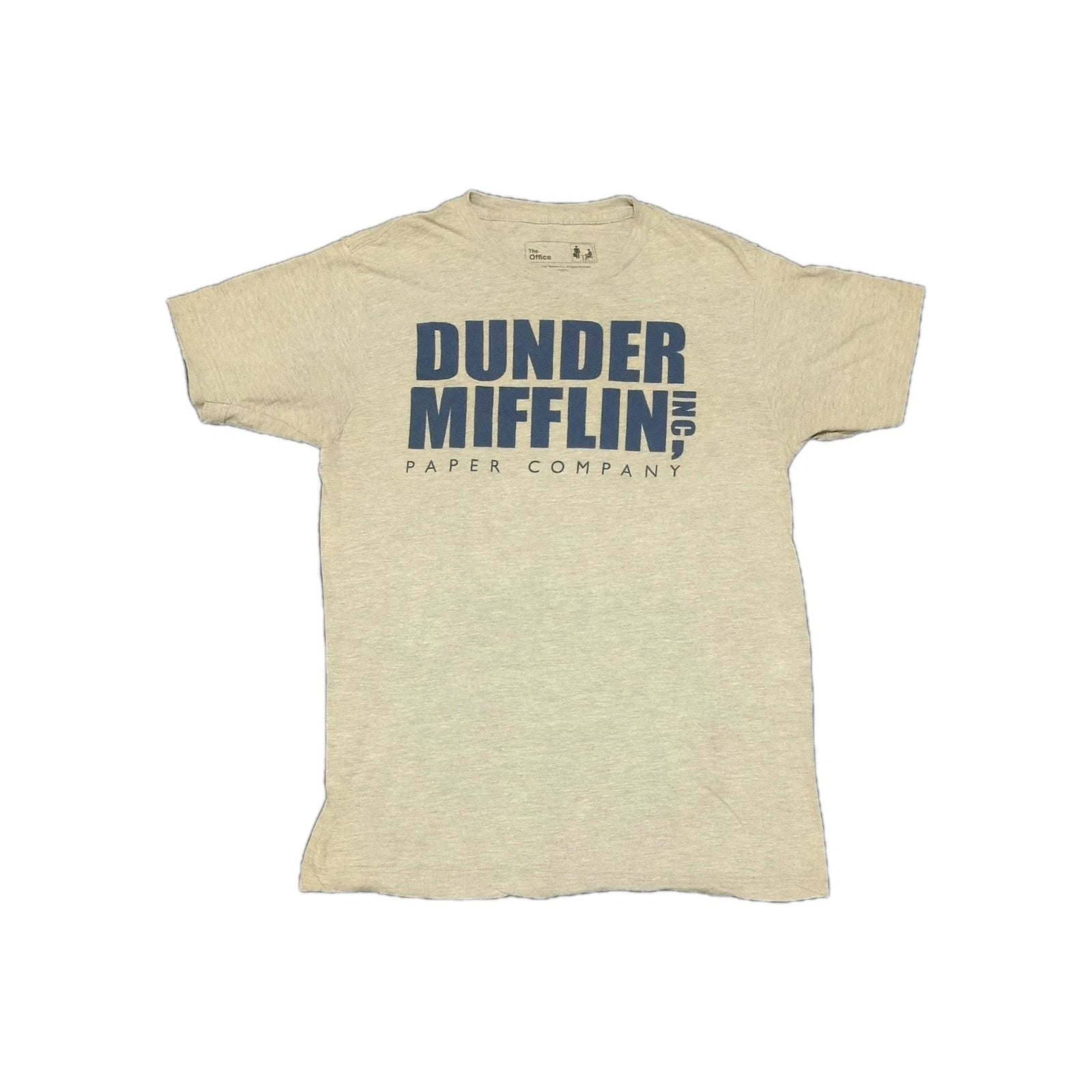 Dunder Mifflin THE OFFICE Funny T-shirt- Grey -  Medium