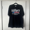 Y2K 2008 Hillary For President Black graphic shirt Size X-Large Political  Promo