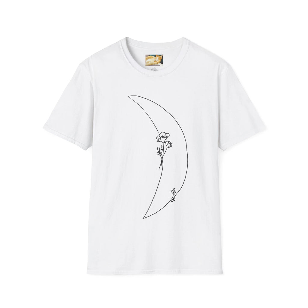 Moon Flower Unisex Softstyle T-Shirt, Boho Chic Tee, Nature Inspired [...]