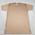 US Army Undershirt T-Shirt Mens (L) Coyote Brown DPSC Skilcraft Vintage 90s BDU
