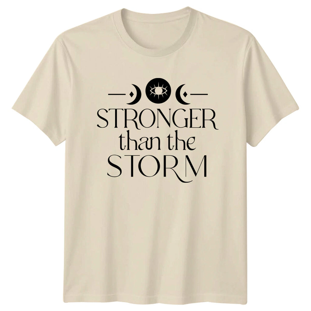 Stronger Than The Storm Boho Nature T-Shirt Crescent Eye Tee