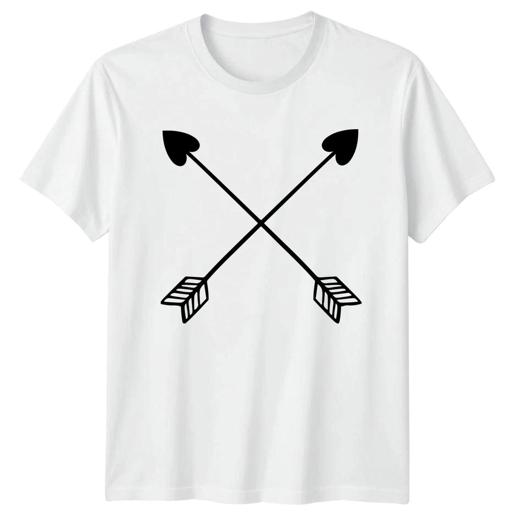 Arrow Through The Heart Love Symbol T-Shirt Boho Romance Valentines Day