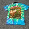 Electric Forest 2016 Festival T-Shirt Mens Small Tie Dye Blue Green Rothburyp