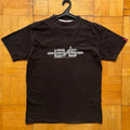 Vintage Levi’s Stereo Registered Trademark Y2K Tee Black Logo Spellout S