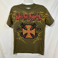 West Coast Choppers LBC ATX Small Graphic Tee T-Shirt Biker Motorcycle Austin Tx