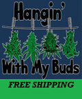 T-SHIRT-HANGIN' WITH MY BUDS