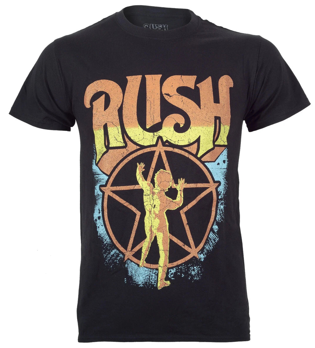 Official Rush T Shirt Starman Black S M L XL XXL New
