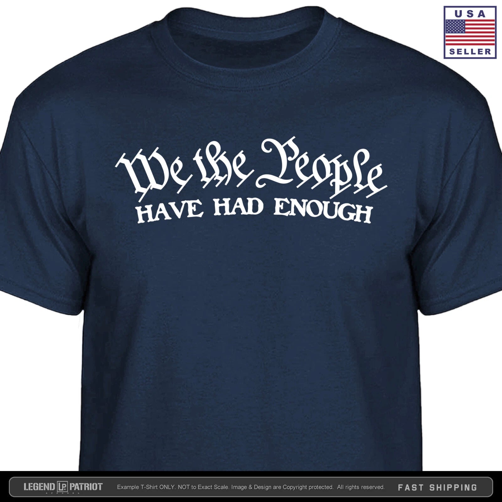 We the People Have Had Enough T-Shirt america patriot ultra 250 maga usa S-2X