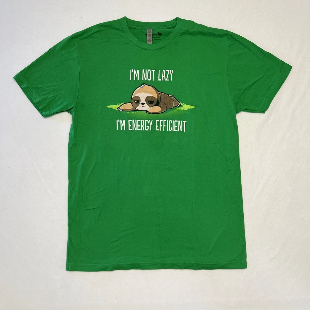 I’m Energy Efficient Sloth T-Shirt size L