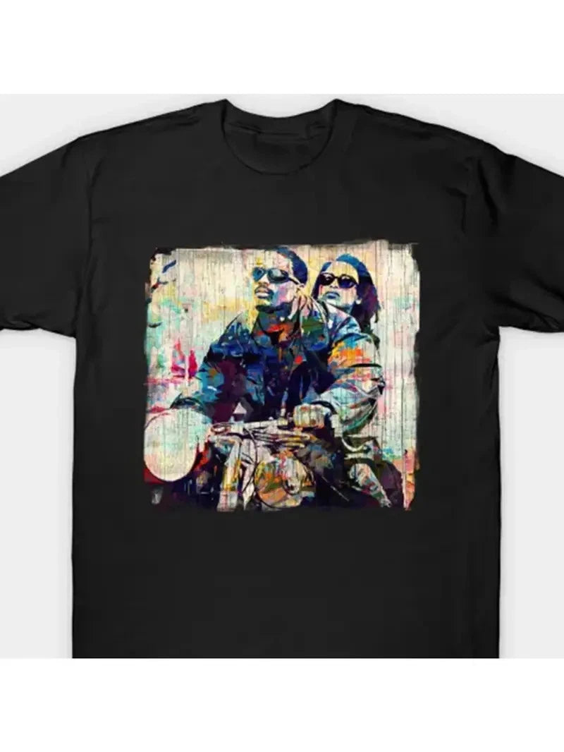 Men's Trendy Vintage T-Shirt - Love Jones Pop Art Printed, Soft and Breathable f