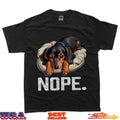 Nope Lazy Dachshund Gift Wiener Dog T-Shirt