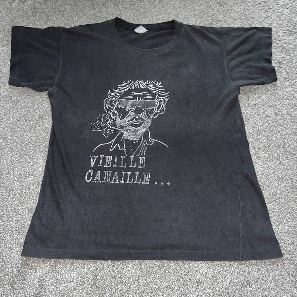 Vintage 80s Vieille Canaille Serge Gainsbourg Tshirt
