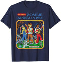 Zombie Apocalypse Sarcastic Retro Vintage Funny Adult Humor T-Shirt