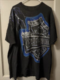Men’s Vintage Y2K Harley Lightning Emblem 2XL Motorcycle Biker Shirt