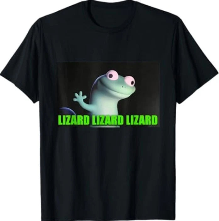 Lizard Lizard Lizard Meme Elio Lizard Meme Y2K Women Men T-Shirt
