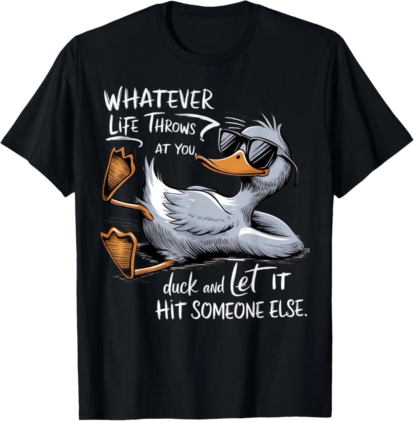 Funny Duck Graphic Tees Men Women Teens Funny Quote Gift T-Shirt
