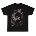 The Cure T-Shirt Robert Smith Gothic Rock Vintage Graphic Tee Mens Black Cotton
