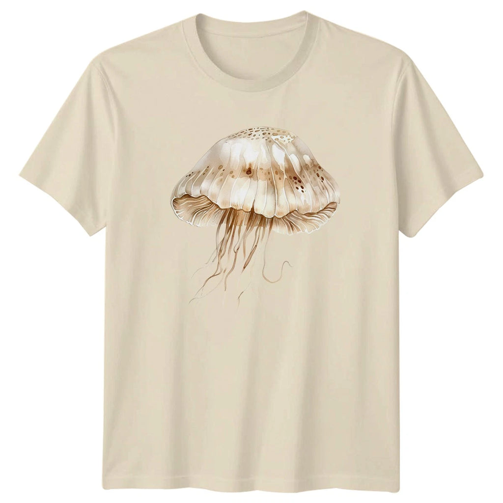 Boho Jellyfish Art T-Shirt Beach Ocean Wildlife Gift For Him And Her