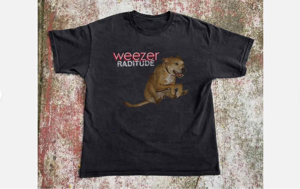Weezer Ratitude Album T-shirt, Unisex Black T-shirt, Size S-5XL