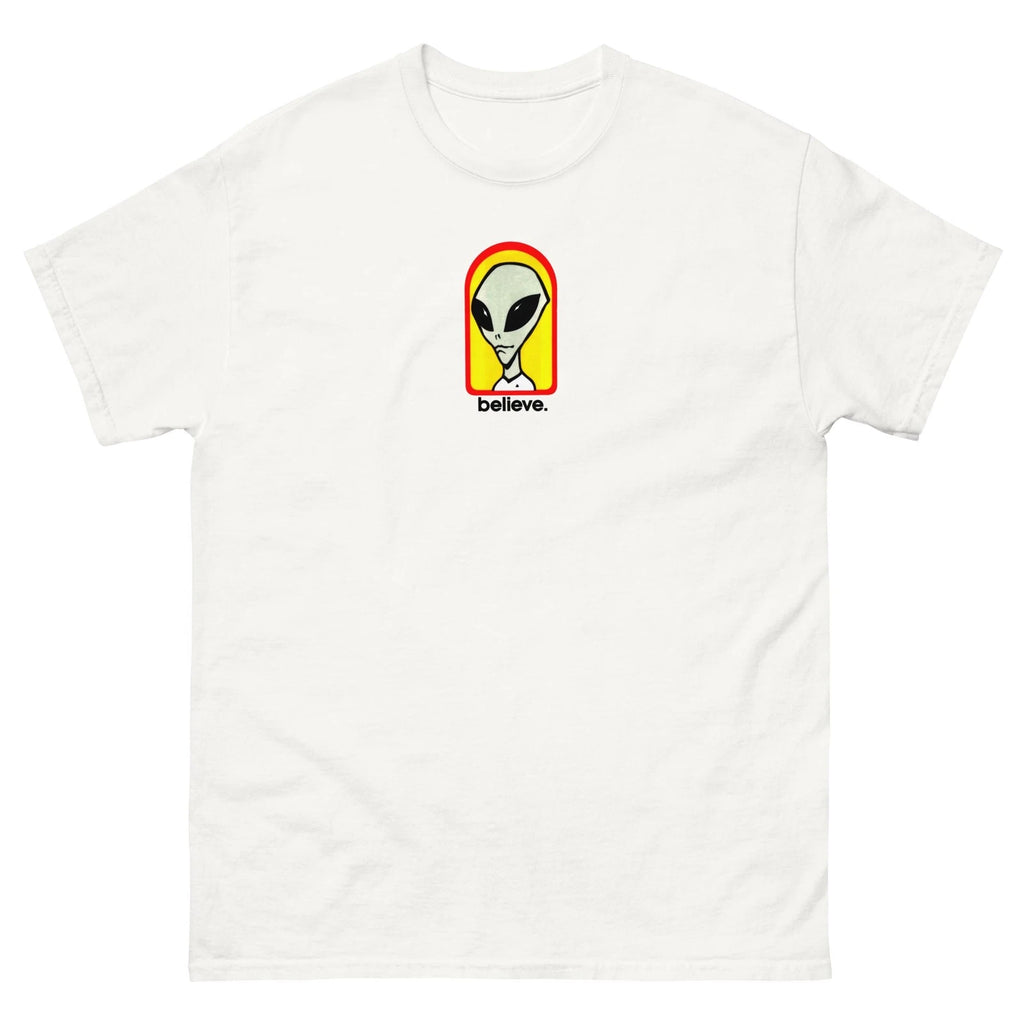 alien workshop believe t-shirt skateboarding tee