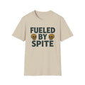 Fueled by Spite Unisex Softstyle T-Shirt, Funny Graphic Tee, Goth Aesthetic
