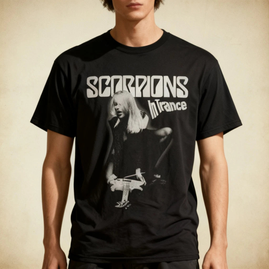 Scorpions In Trance T-Shirt Black Short Sleeve NWT