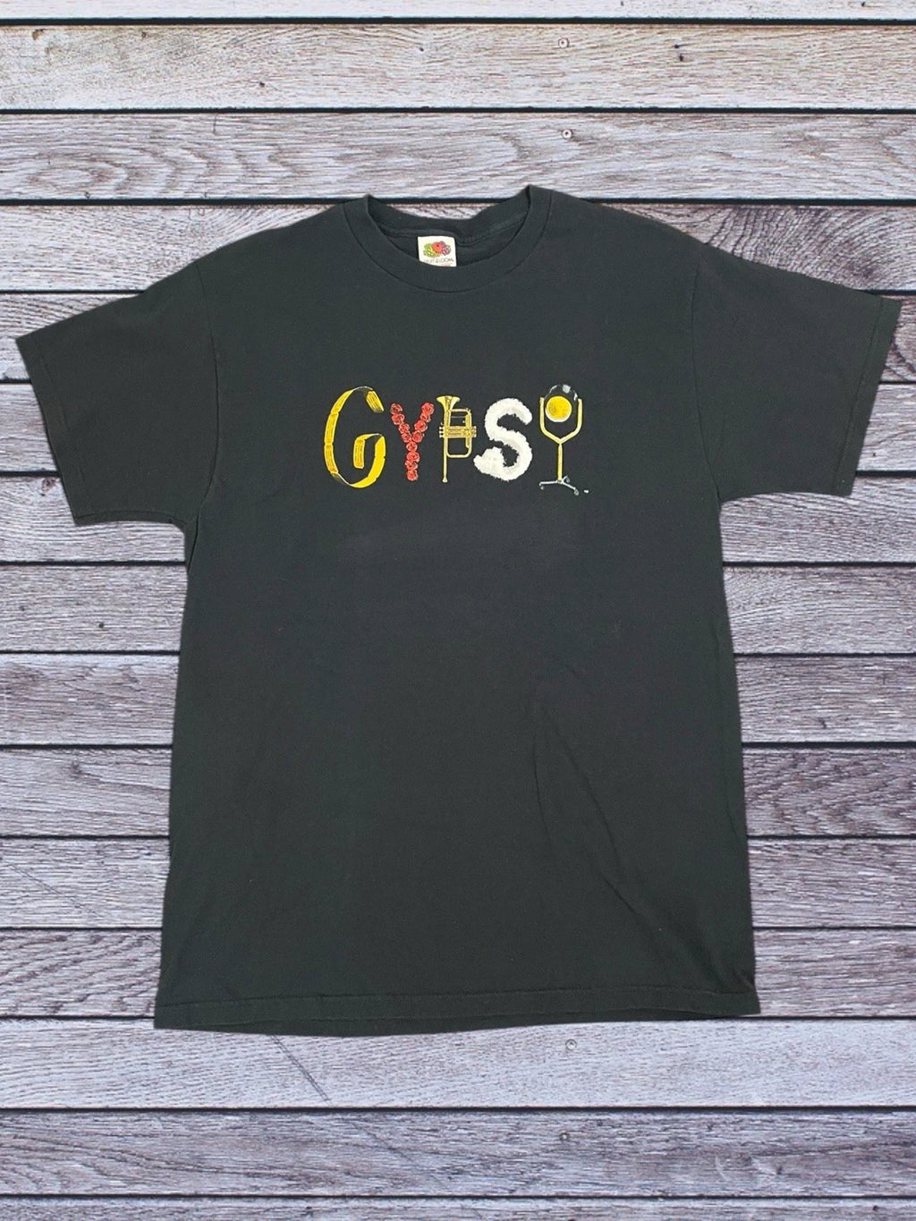 Vintage Y2K Gypsy Black T-Shirt FROTL heavy Cotton Men’s L