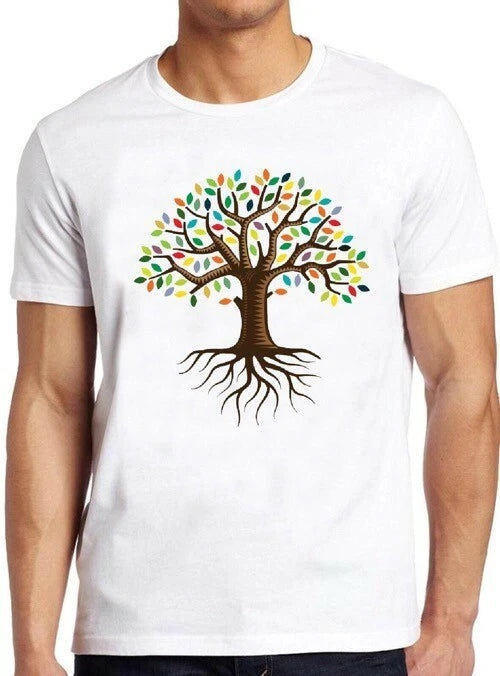 Tree Of Life Hippie Wicca Pagan Shaman Yoga Buddhism Druid Tee T Shirt M71