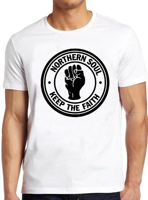 Northern Soul Keep The Faith Music Motown Mod Scooter Dance Tee T Shirt M28
